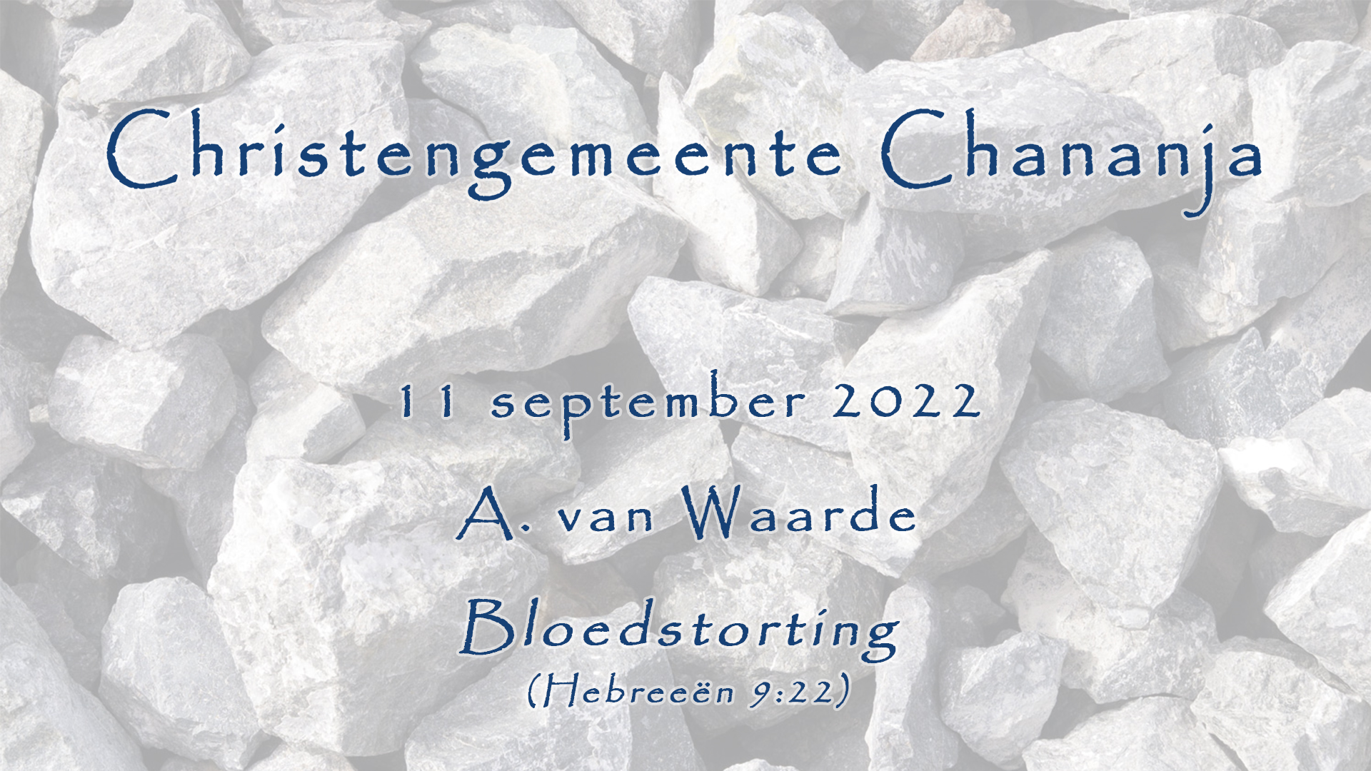11-09-2022 – A. van Waarde – Bloedstorting
