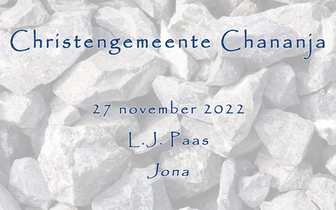27-11-2022 – L.J. Paas – Jona