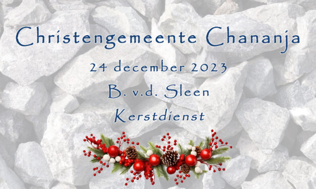 24-12-2023 – B. v.d. Sleen – Kerstdienst