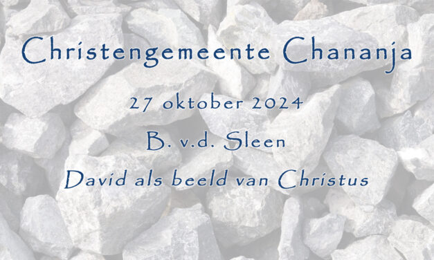 27-10-2024 – B. v.d. Sleen – David