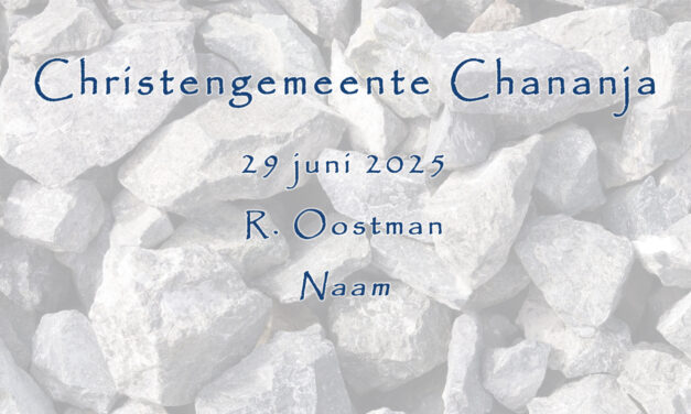 29-06-2025 – R. Oostman – Naam