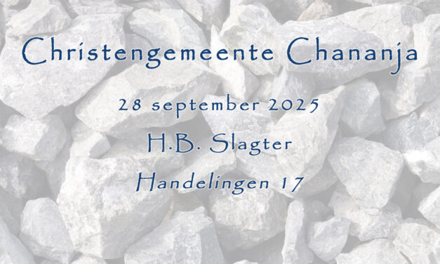 28-09-2025 – H.B. Slagter – Handelingen 17